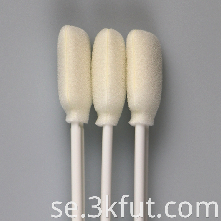 cleanroom foam swab with alcohol strw